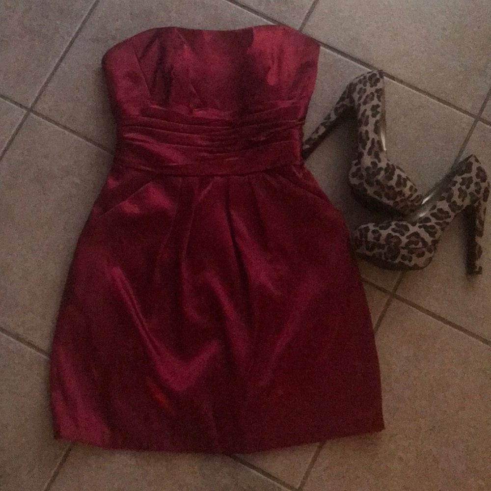 David’s bridal holiday cocktail dress